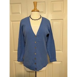 Chico button front sweater. Size 2.